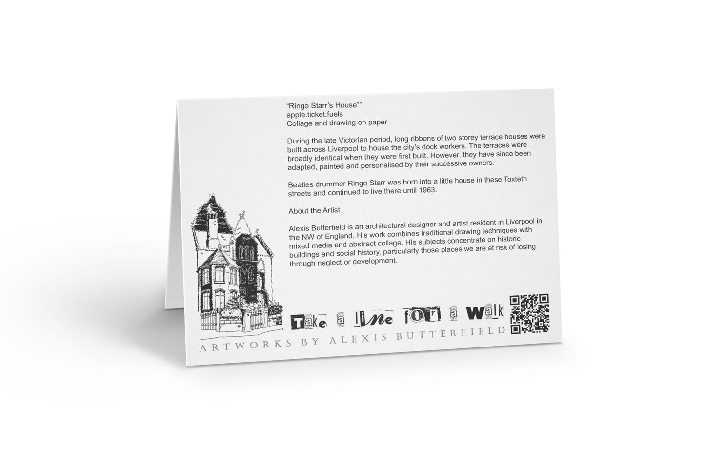 Ringo Starr's House II (detail) - Greetings Card