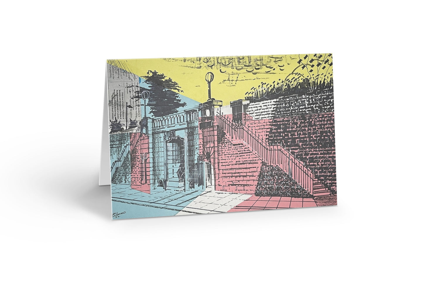 Step On - Greetings Card