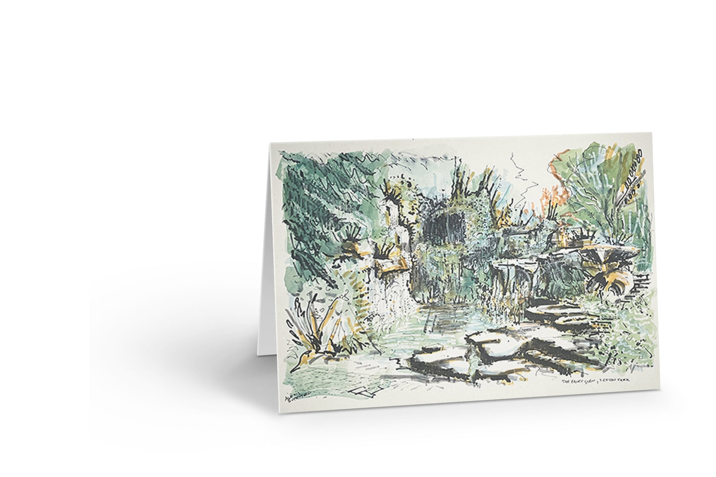 The Fairy Glen - Greetings card